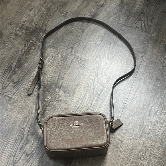 Coach Taupe Leather Shoulder Bag - Picture 2 of 7